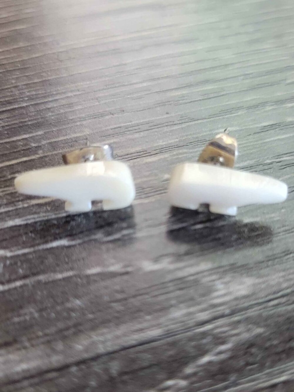 NO BRAND little polar bear earrings